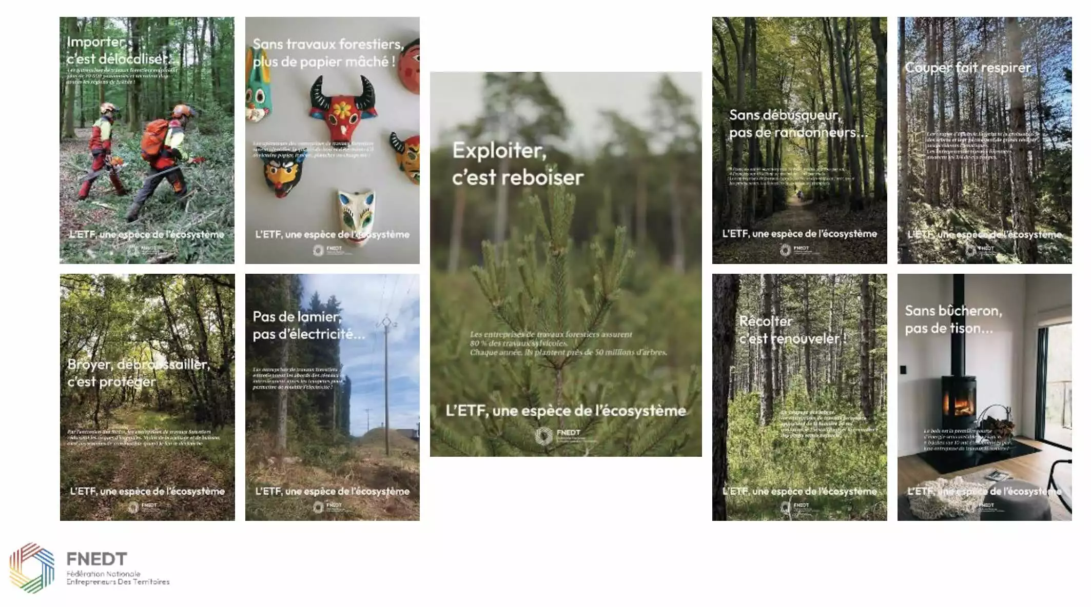 Les 9 messages de la campagne « Les ETF, une espèce de l’écosystème »