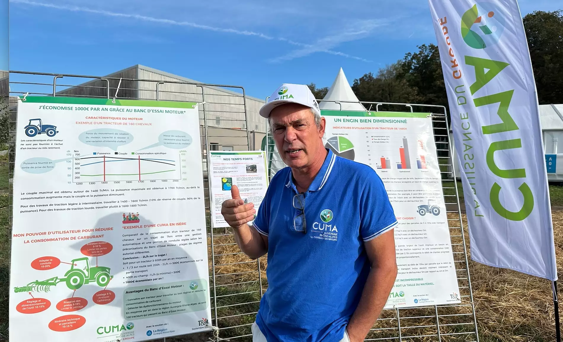 Quand un agriculteur met 1 euro au pot commun d’une Cuma, il bénéficie de 8 euros de valeur à neuf de matériel (Crédit photo : R. Lecocq)