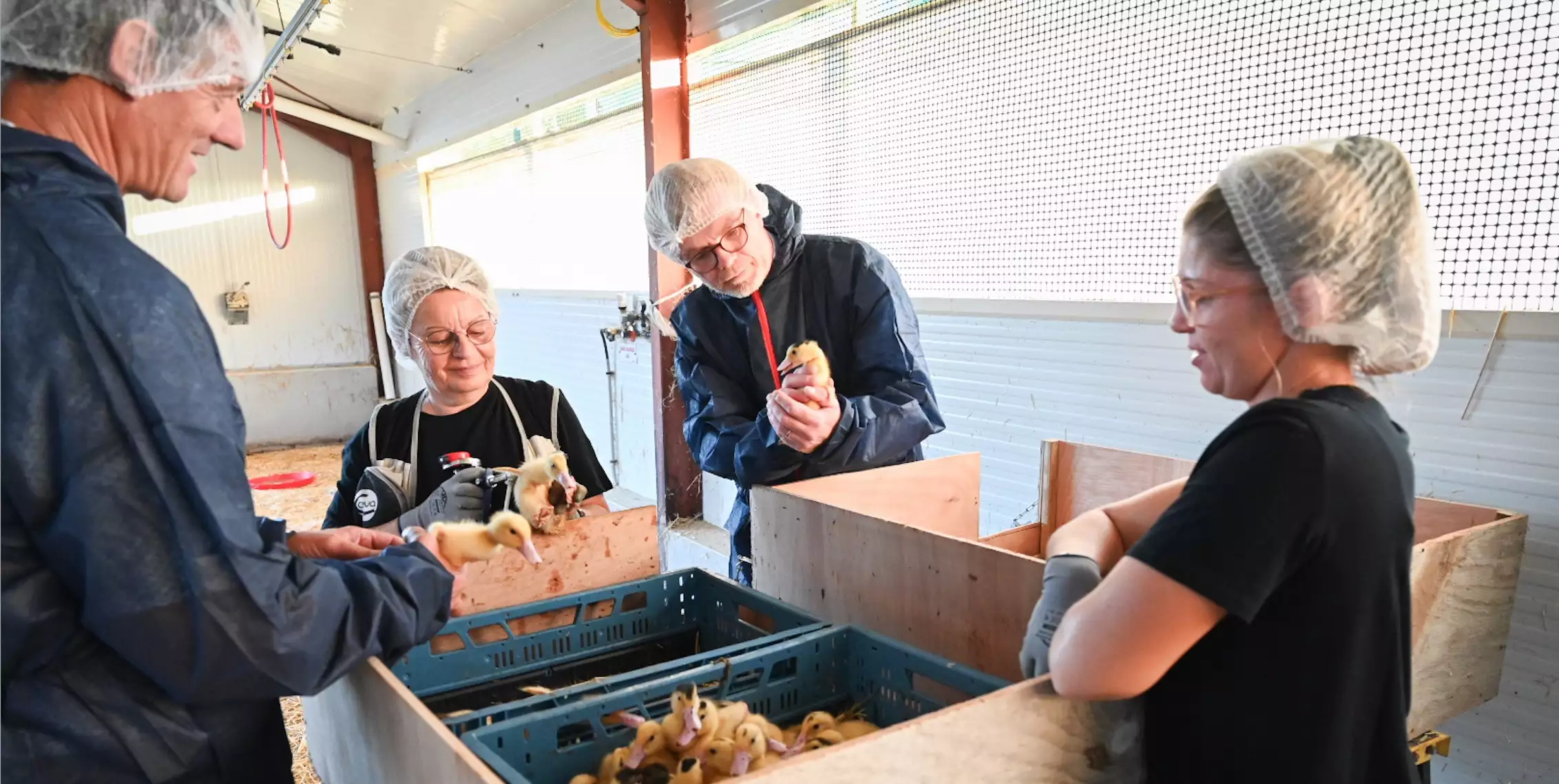 Le ministre de l’Agriculture Marc Fesneau était présent dans les Landes pour le démarrage de la campagne de vaccination (Crédit photo : ministère de l’Agriculture)