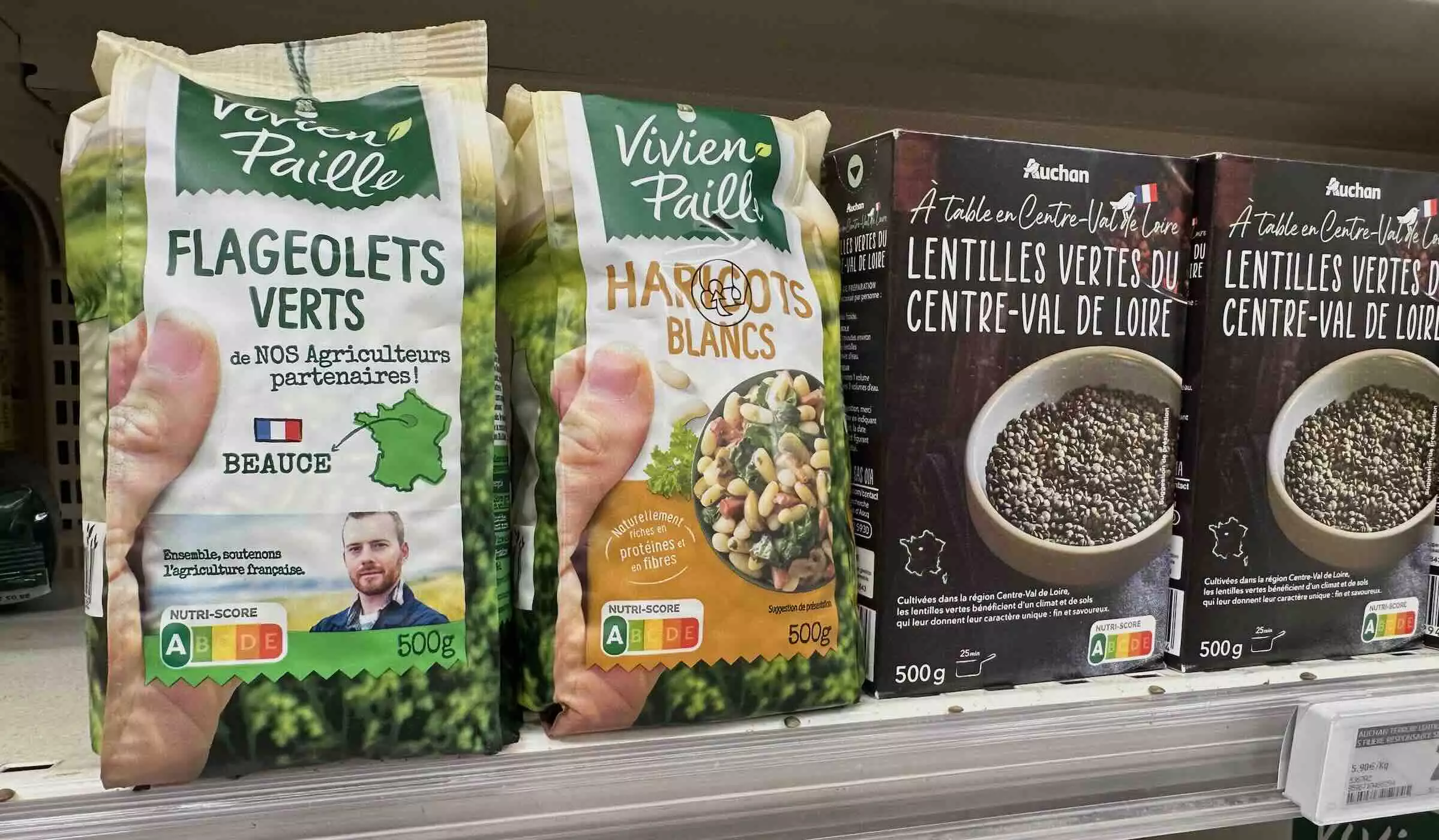 Au nom de la santé publique, le nouvel algorithme rétrograde d’un ou plusieurs crans la note de nombreux produits à forte teneur en sel ou en sucre… mais pas des haricots (Crédit photo : R. Lecocq)