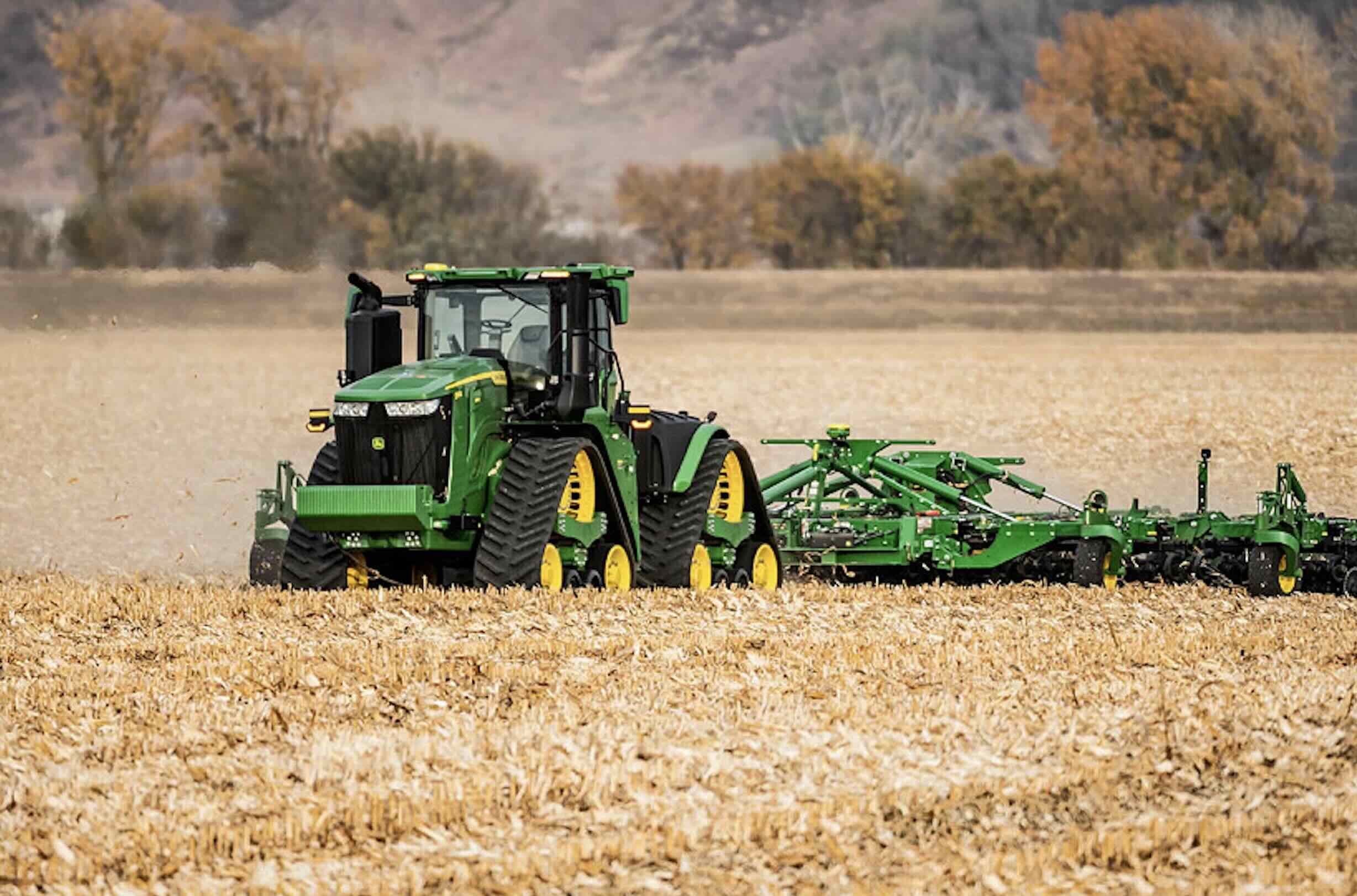 Le 9RX en mode autonome © John Deere