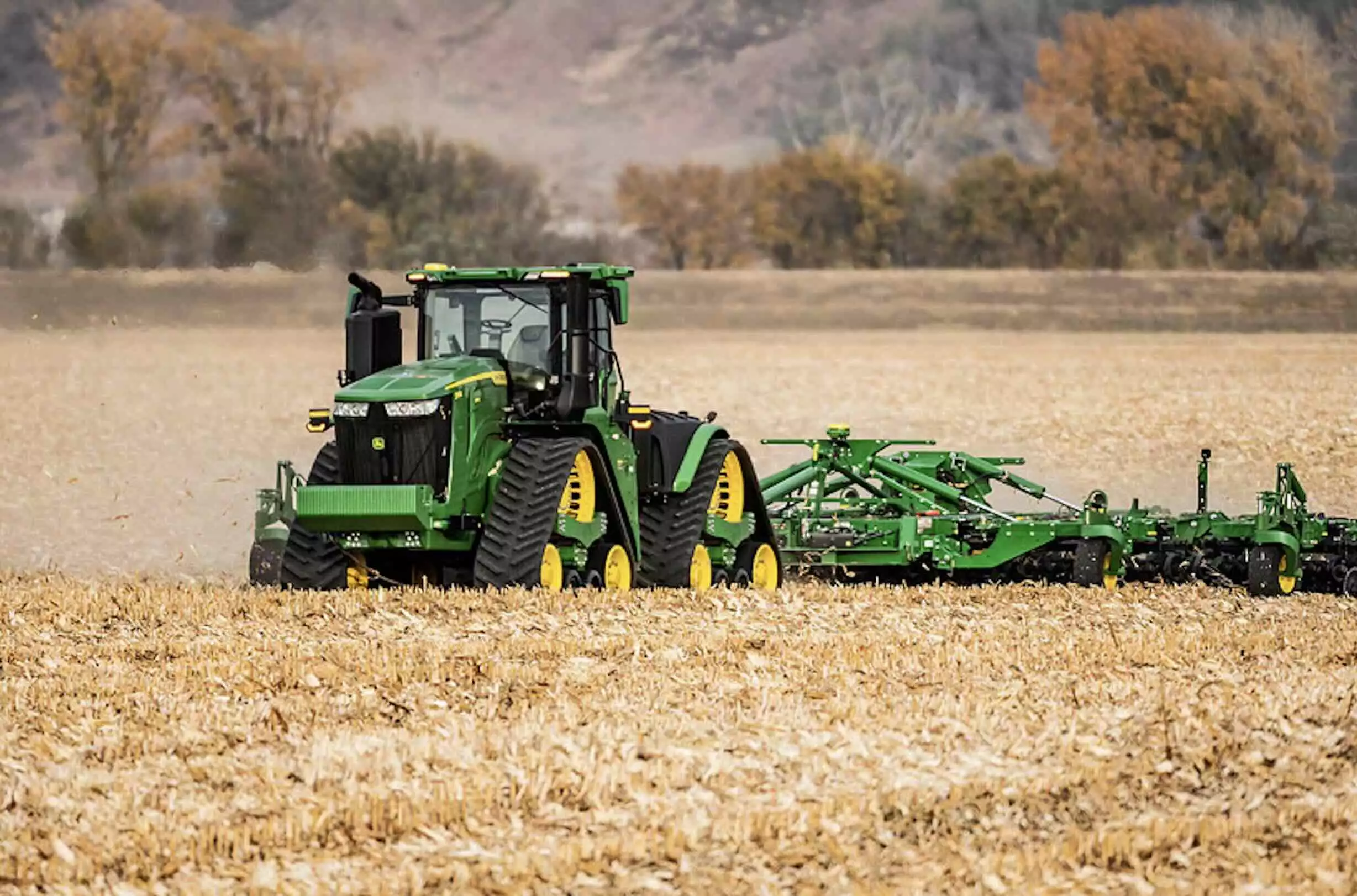 Le 9RX en mode autonome &copy; John Deere