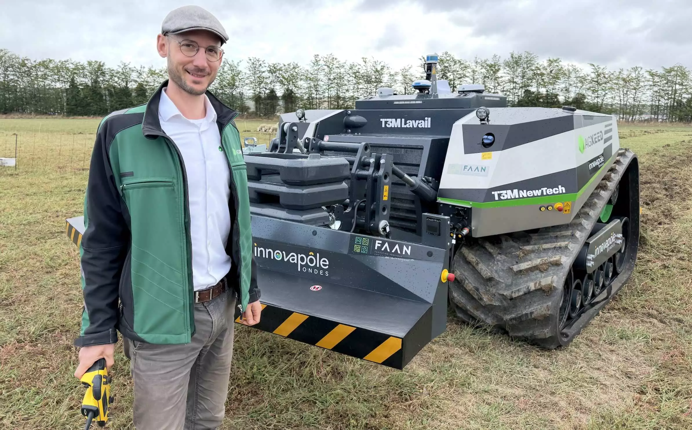 Jonatan Muller, d’AgXeed : « Si l’agriculteur croit dans la robotique, le prix n’est jamais le frein » © R. Lecocq