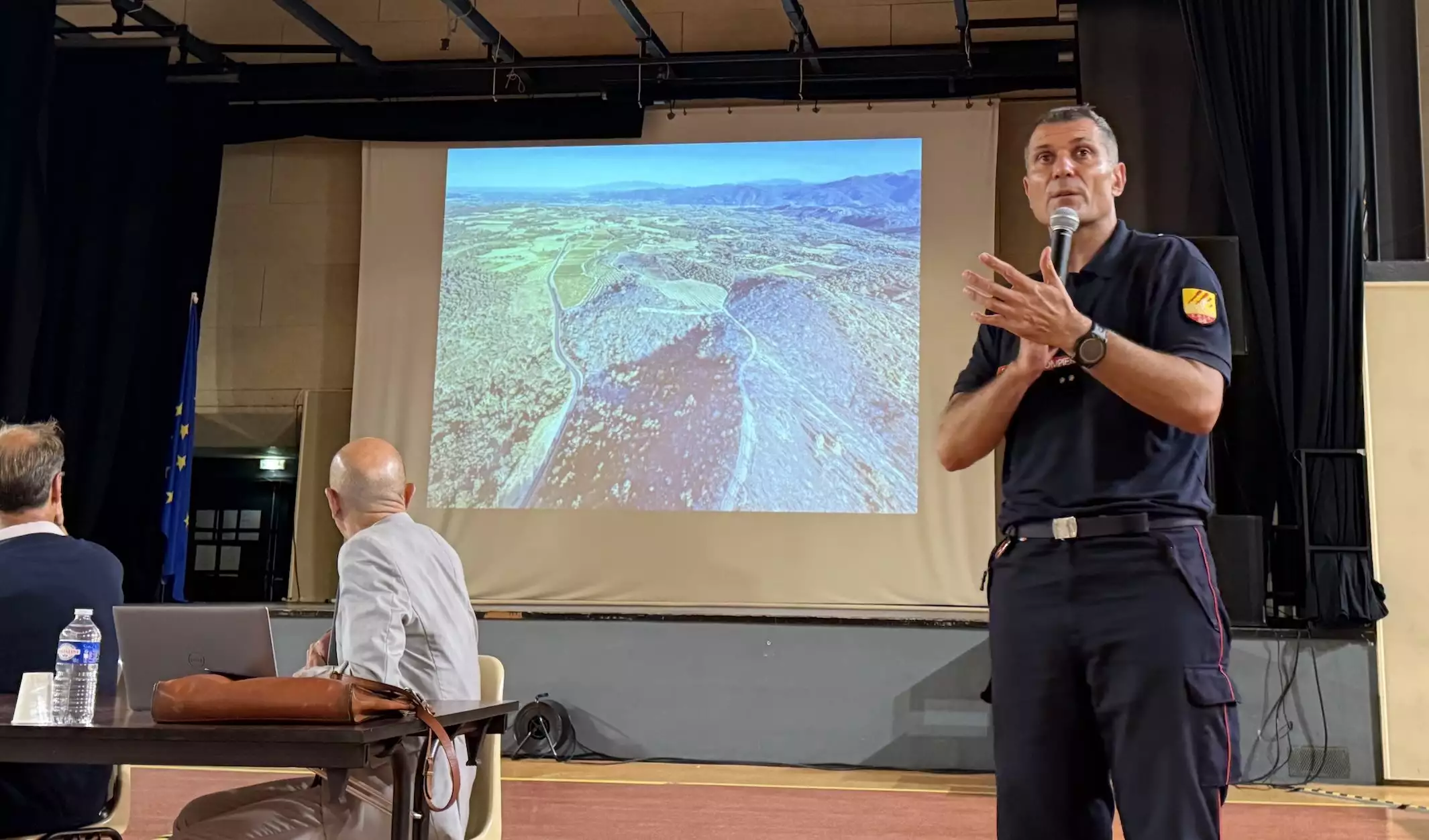 Eric Belgioïno, directeur départemental et chef de corps du Service départemental d’incendie et de secours des Pyrénées-Orientales © R. Lecocq