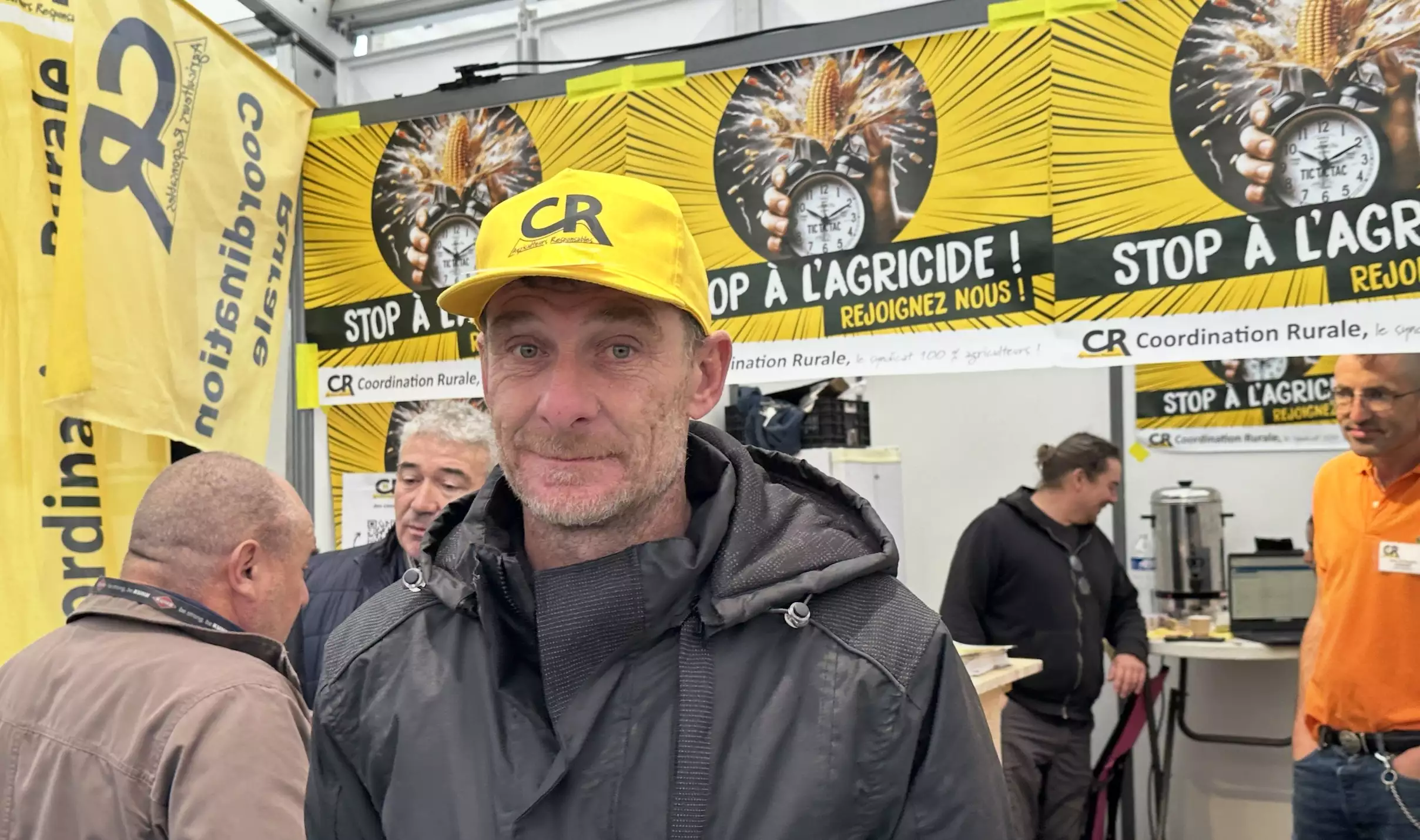 Arnaud Poitrine, secrétaire général de la CR34 : « Pendant des années, mon exploitation a été viable et tout a basculé il y a 5 ou 6 ans » (Crédit photo : R. Lecocq)