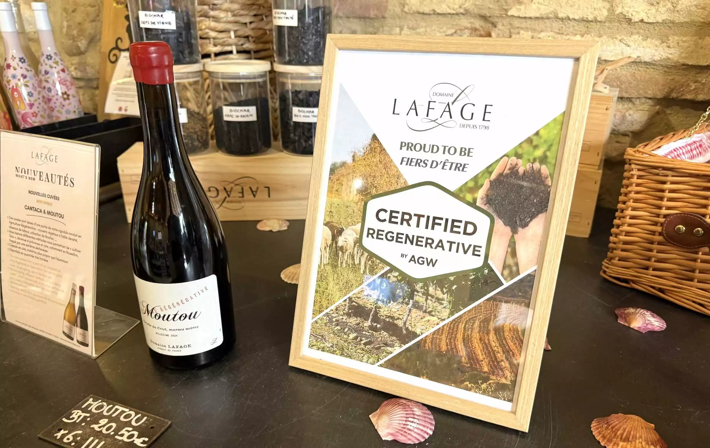 Le domaine a délaissé la bio au profit de la viticulture régénérative © R. Lecocq