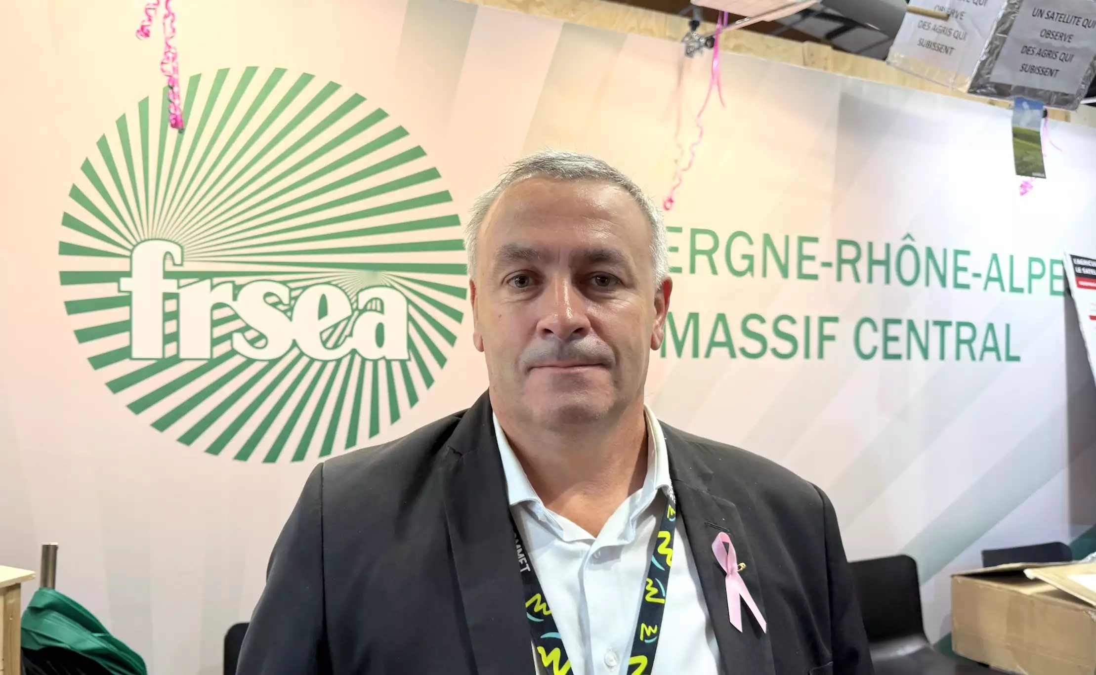 Yannick Fialip, éleveur en Haute-Loire et président de la Commission économique de la FNSEA © R. Lecocq