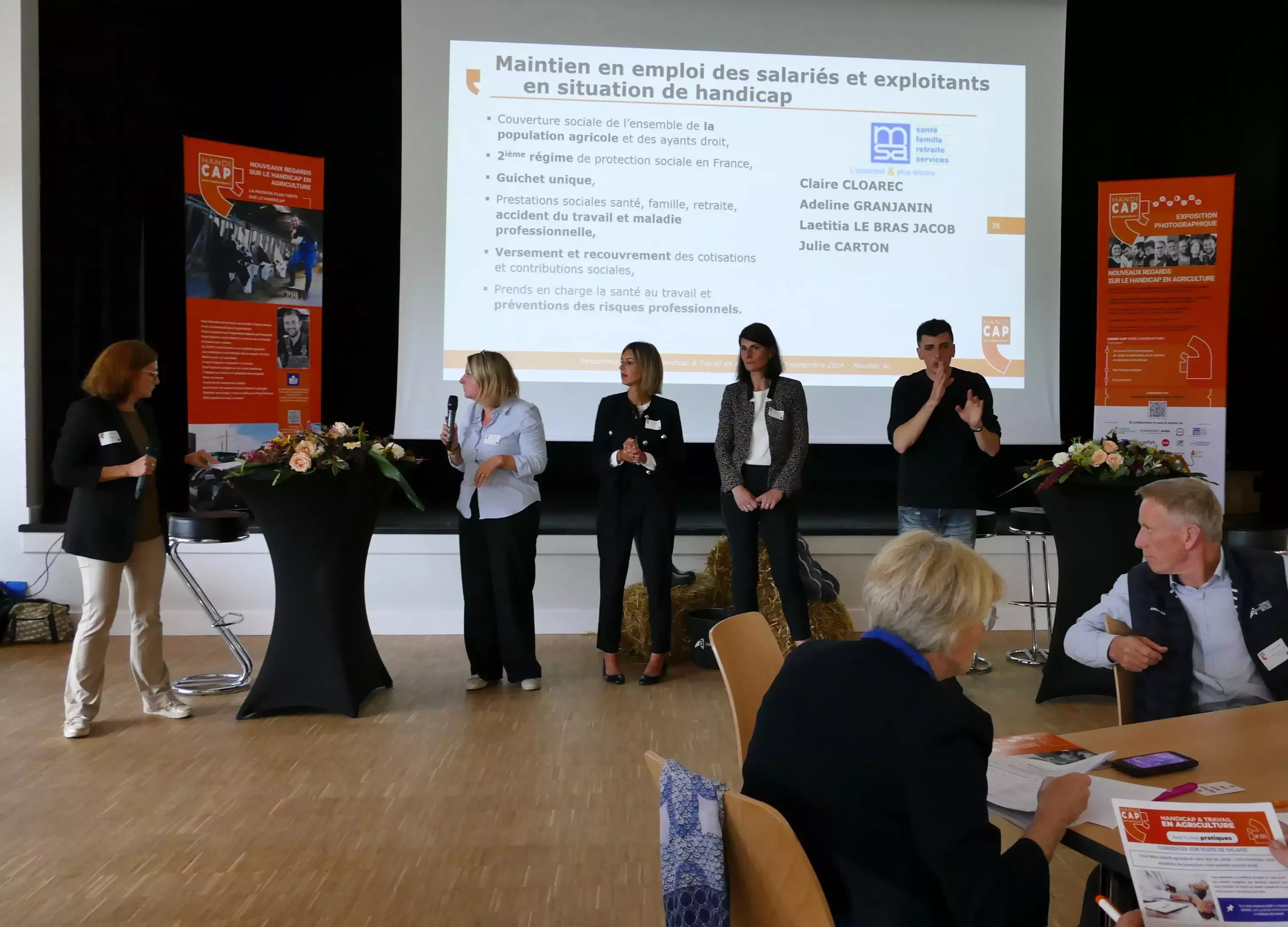 La première rencontre régionale handicap et travail en agriculture s’est tenue à Moustoir-Ac (56) en septembre dernier. Crédit : Catherine Perrot