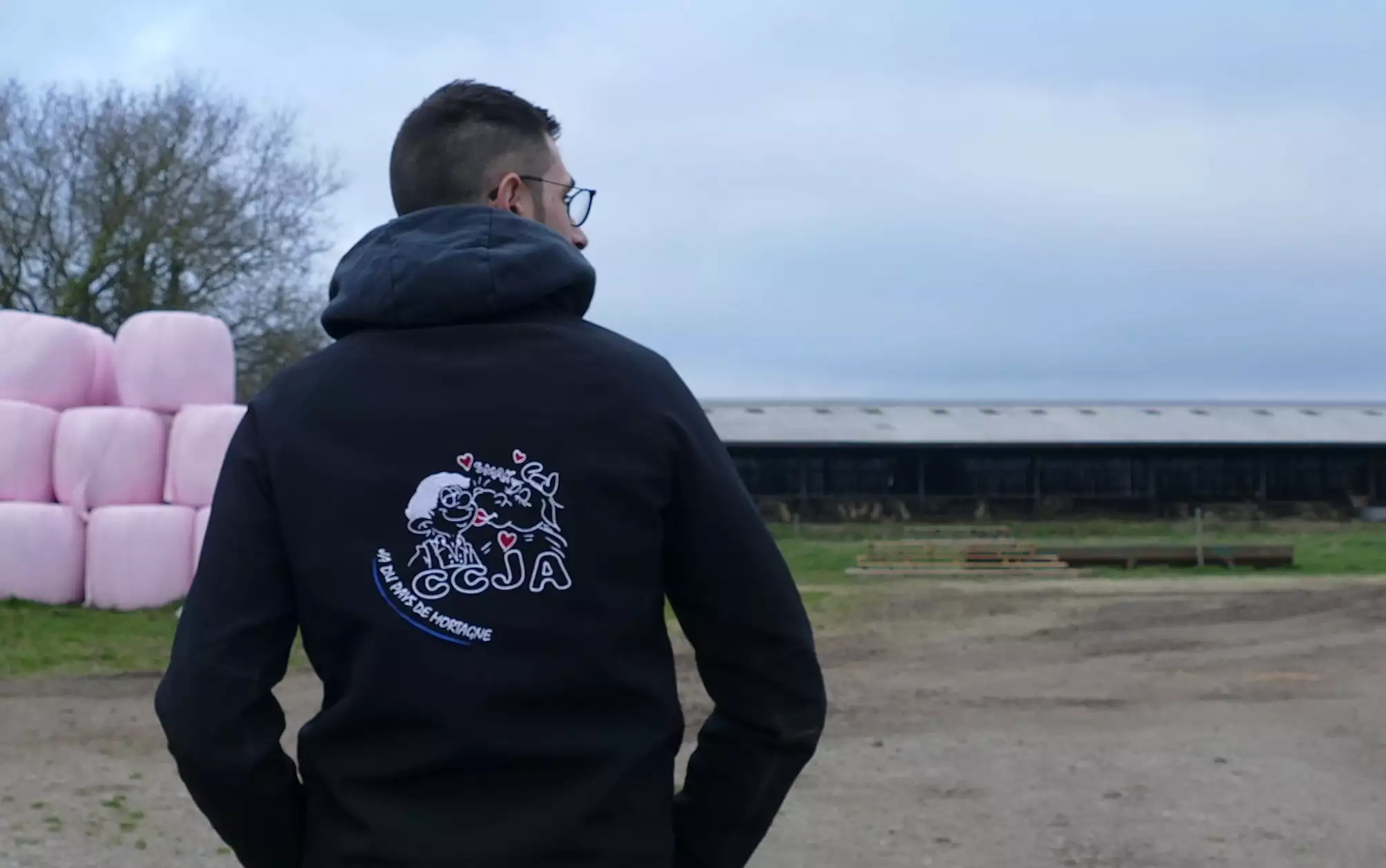 Depuis trois ans, Flavien est président des Jeunes Agriculteurs de son canton. « JA, c'est un peu ma seconde famille »