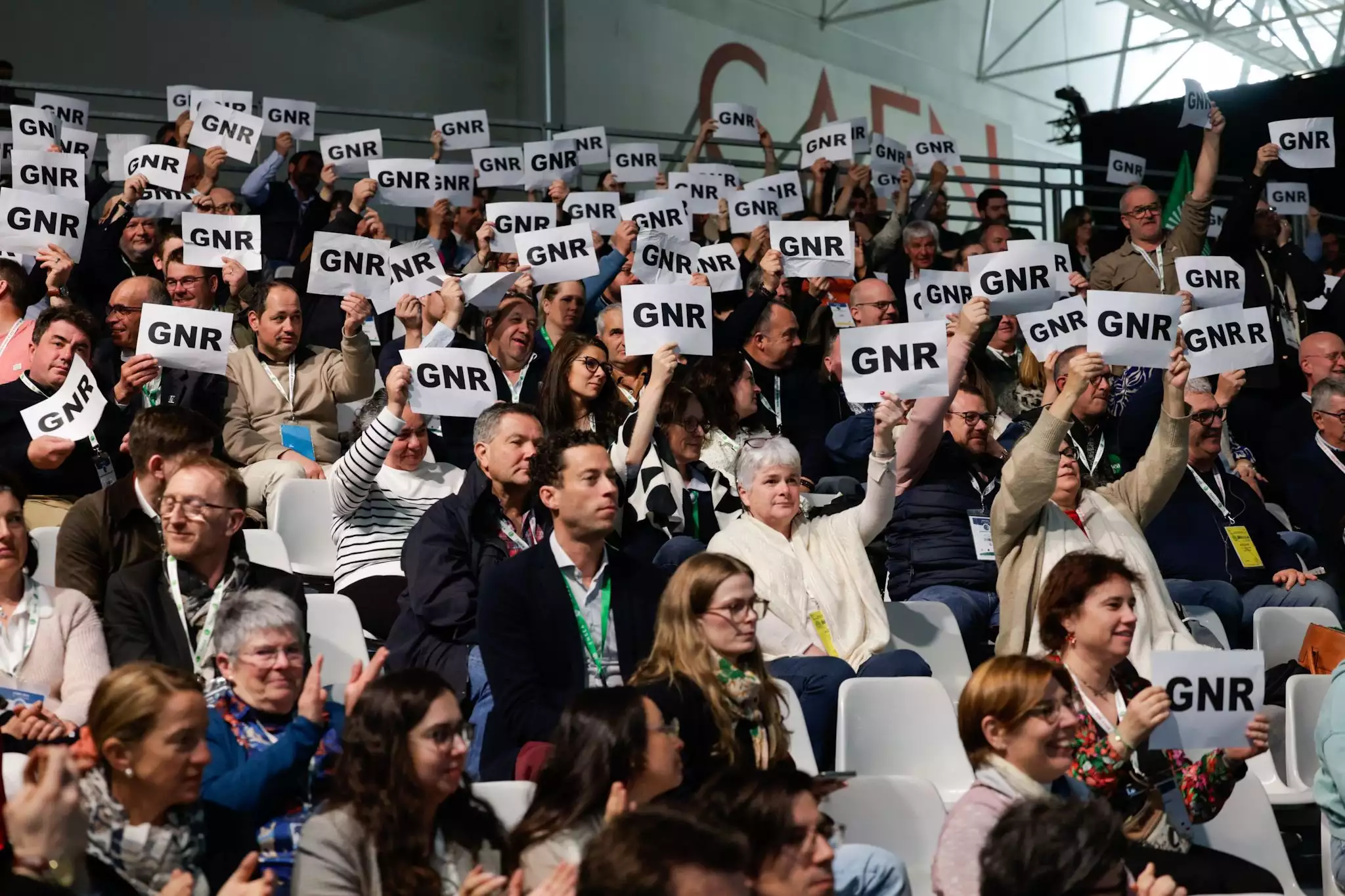Le 2 avril, en clôture de son congrès, la FNSEA a lancé l’alerte à la ministre de l’Agriculture dans les secondes précédant sa prise de parole © FNSEA