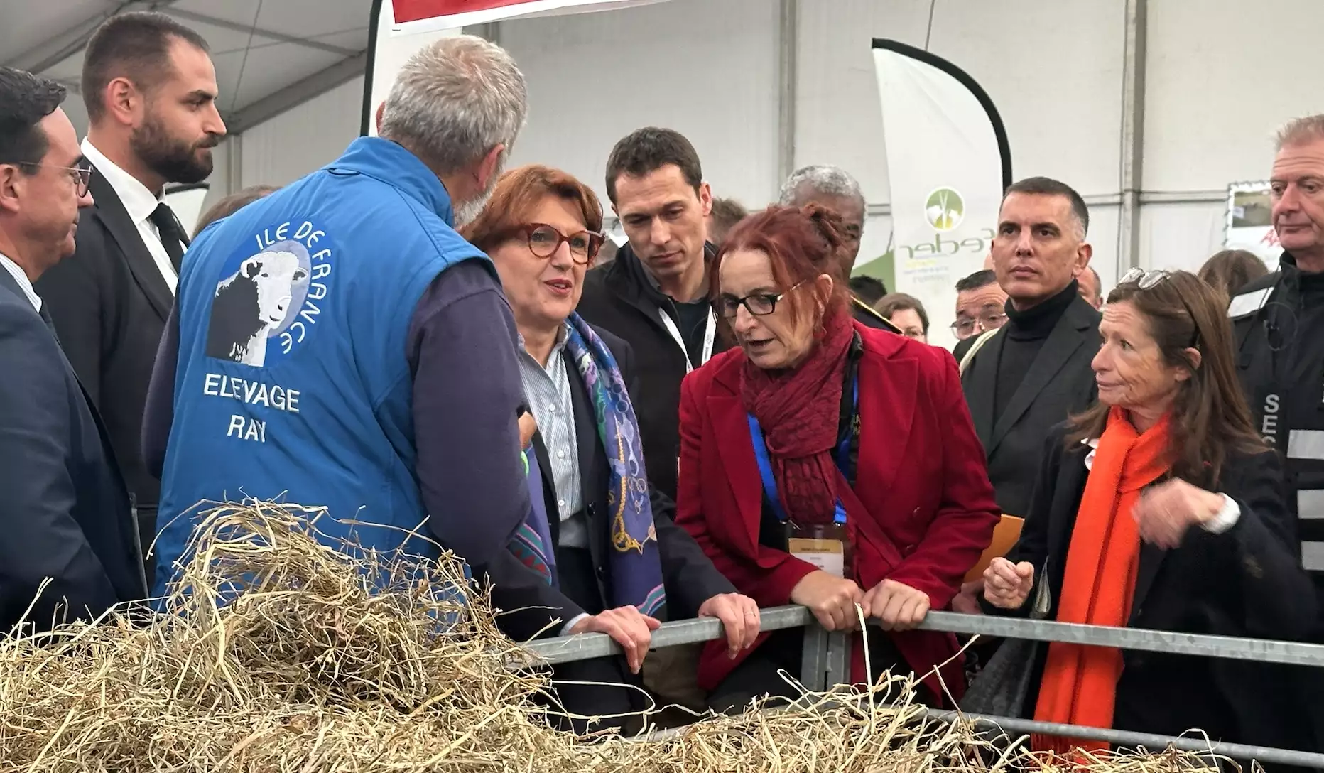 Annie Genevard, aux côtés de Michèle Boudoin, présidente de la FNO