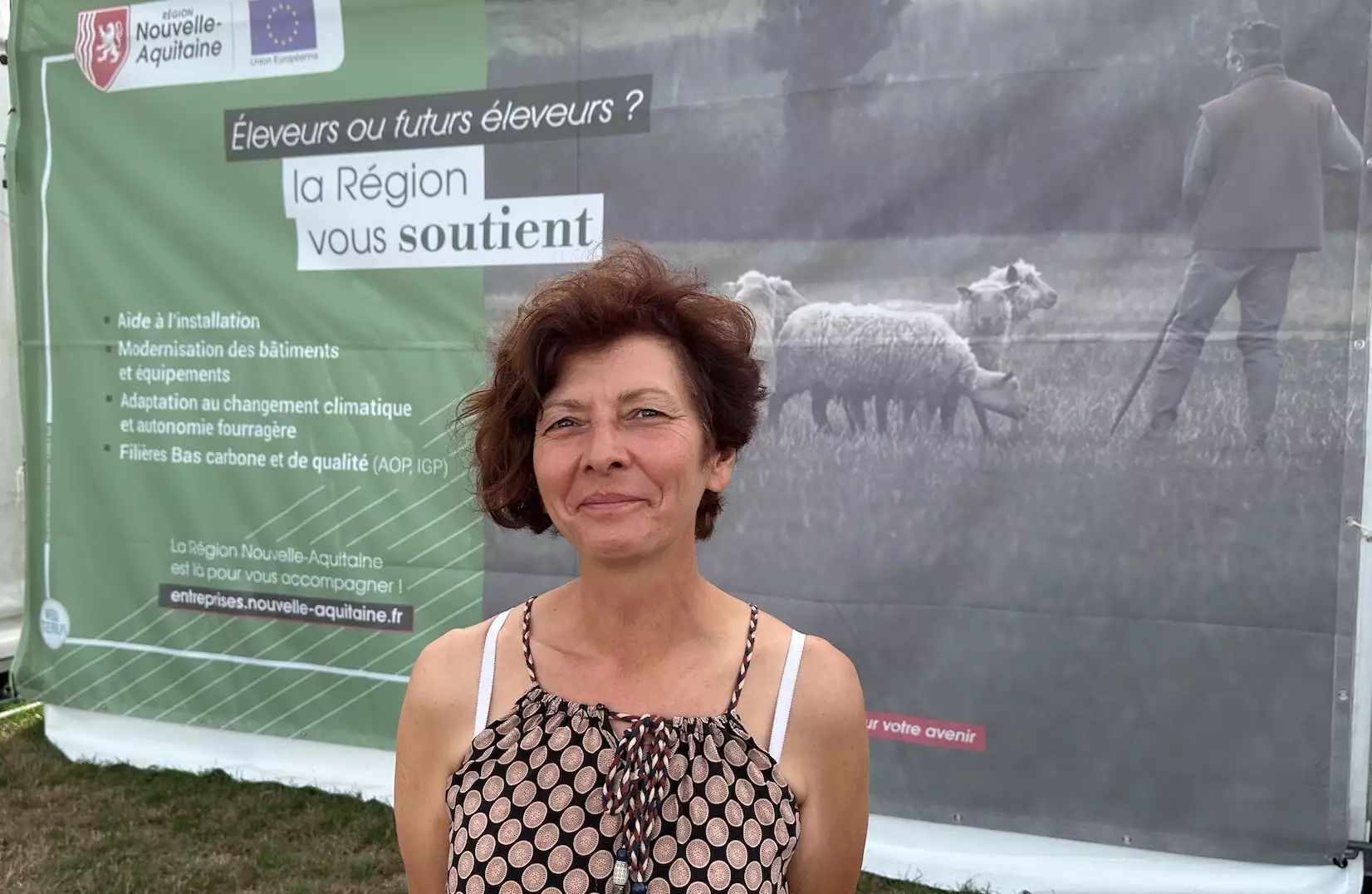 En 2016, Françoise Rossi est âgée de 46 ans et officie en tant que comptable à l’aéroport de Nice (Alpes-Maritimes). Un an plus tard, elle est bergère-fromagère à Bussière-Poitevine (Haute-Vienne) sur une SAU de 27ha (Crédit photo : R. Lecocq)