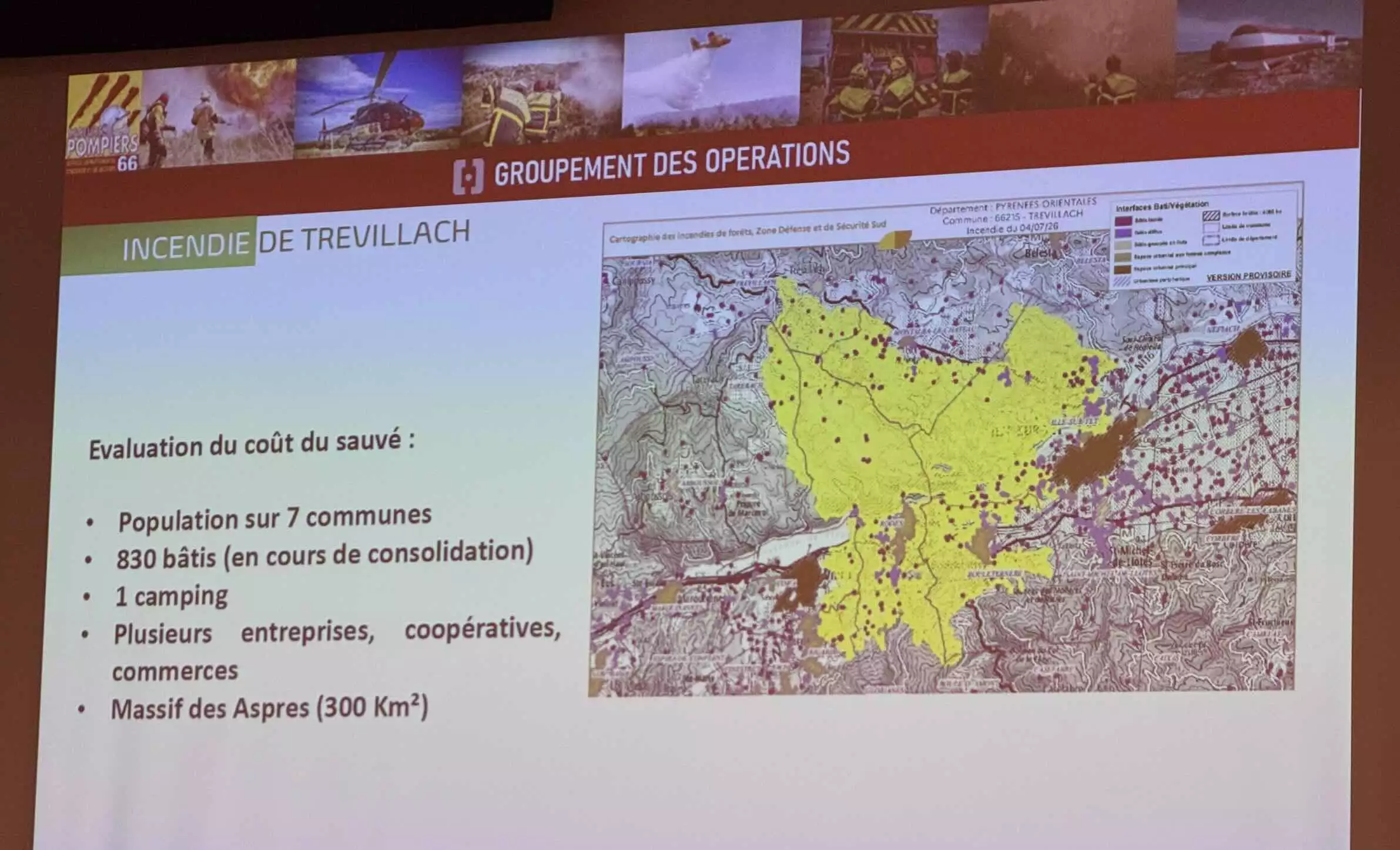 Le « coût du sauvé » de l’incendie du Trévillach © R. Lecocq