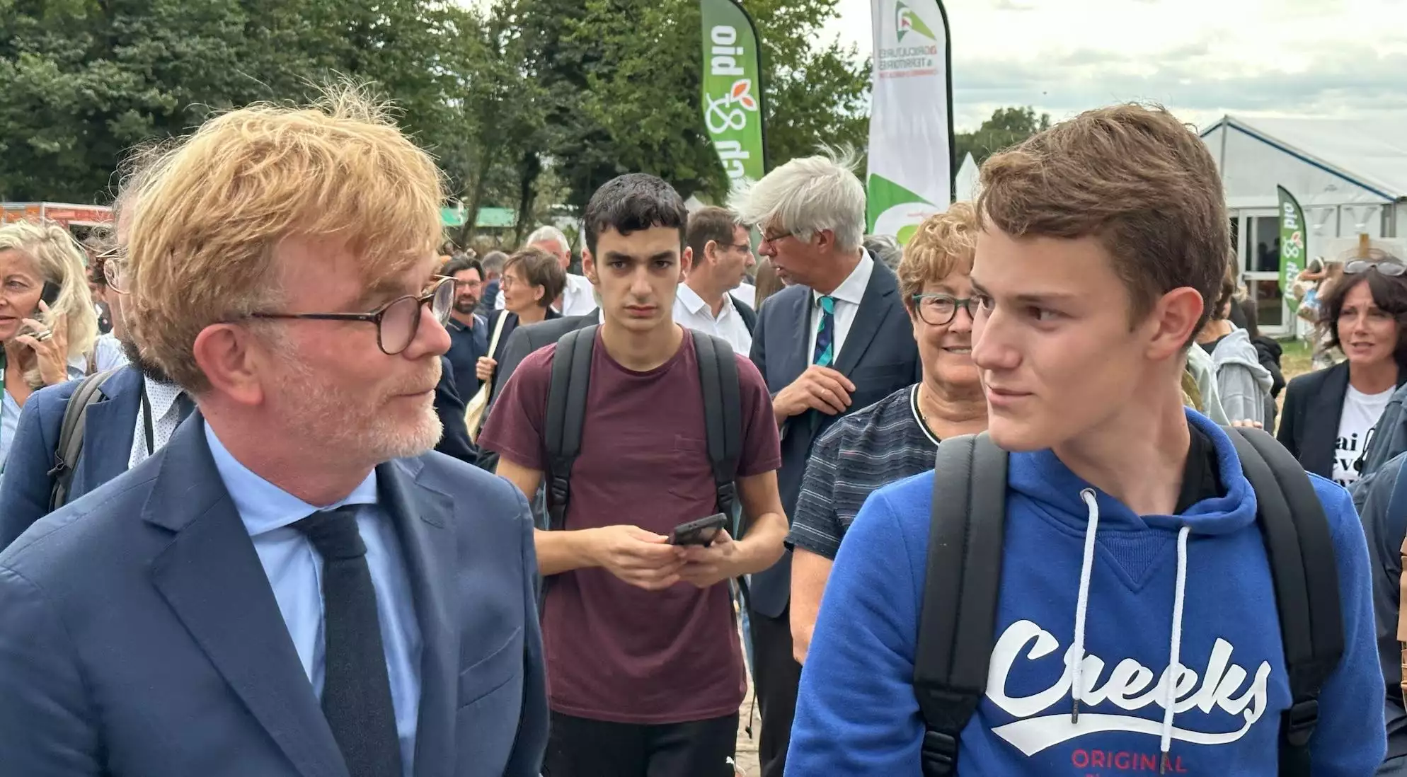 Selon le ministre de l’Agriculture, ici à Tech & Bio en septembre 2023, « il n’y aurait pas de crise du bio si Egalim était respectée » (Crédit photo : R. Lecocq)