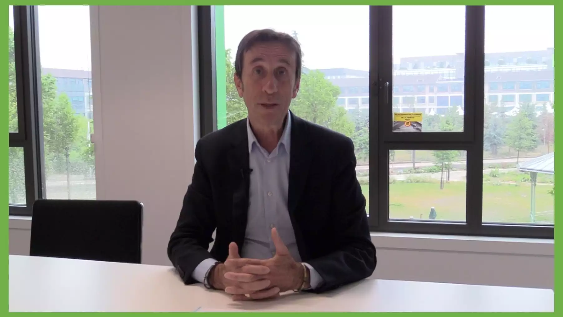 Xavier Cassedanne, expert en grandes cultures à la direction agri-agro du Crédit Agricole (Capture d’écran : Adèle Magnard)