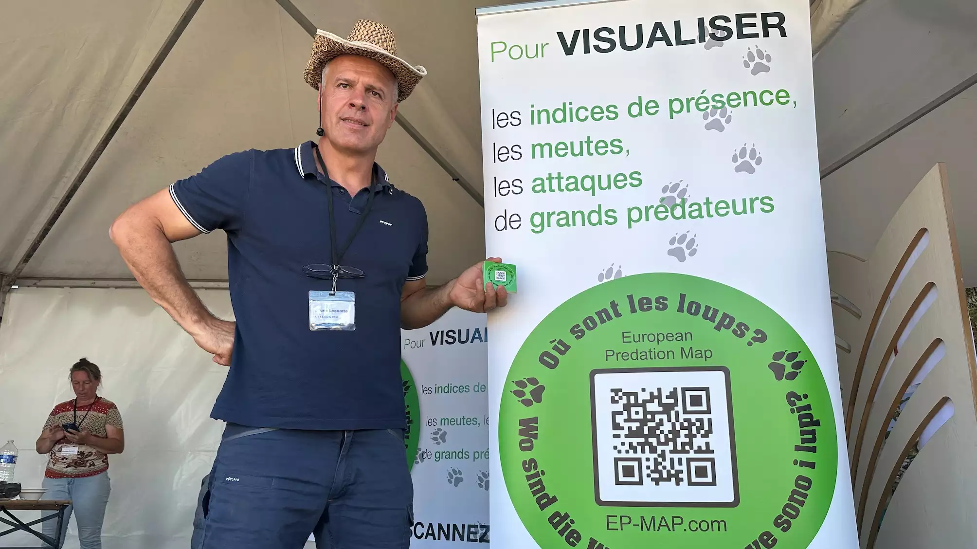 Avec la carte EPM, Bruno Lecomte entend rééquilibrer le rapport de force entre pro-prédateurs et pro-éleveurs (Crédit photo : R. Lecocq)