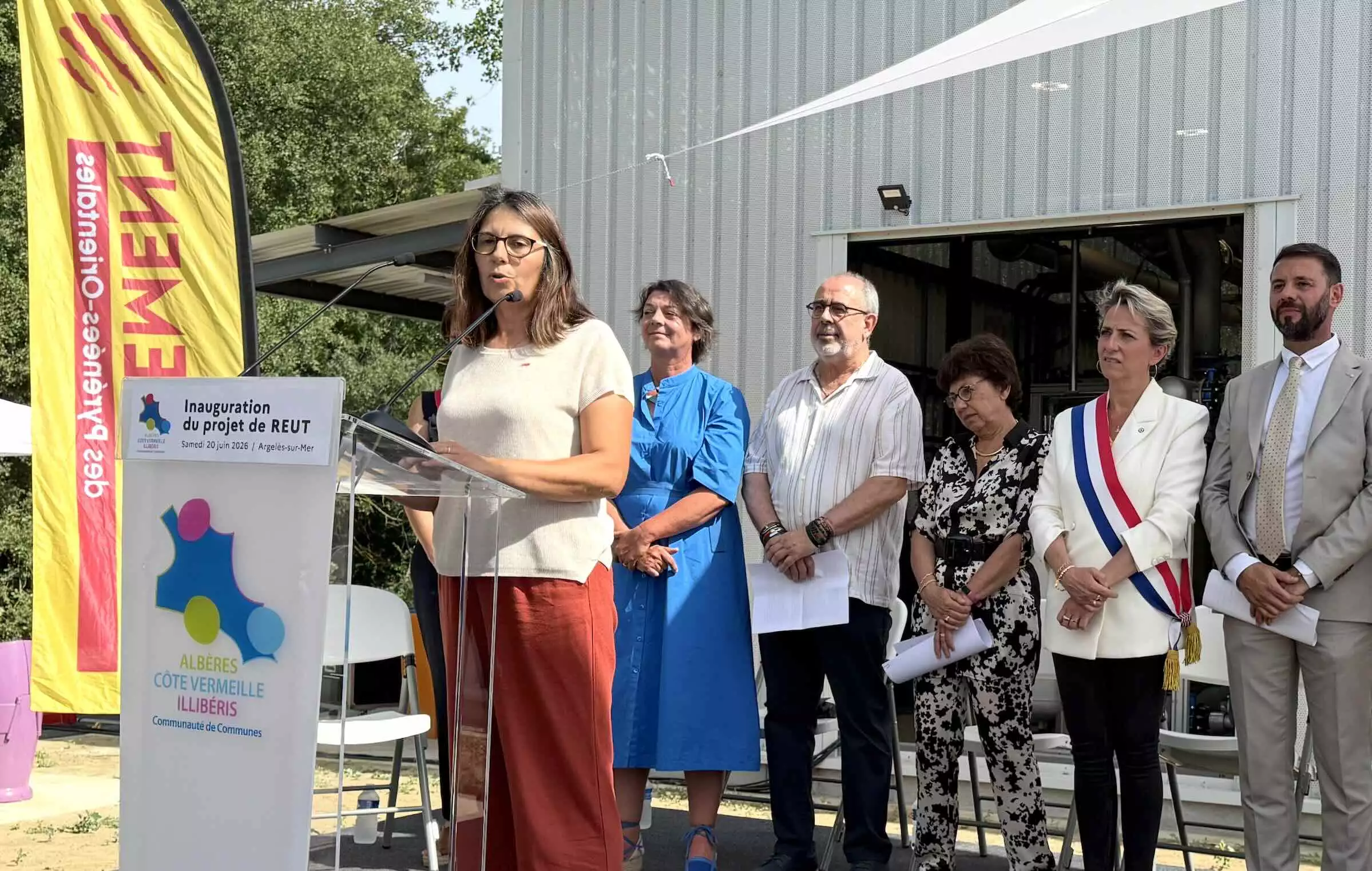 Fabienne Bonnet, présidente la Chambre d’agriculture des P.O. : « Les agriculteurs ont joué le jeu car il y a vraiment un enjeu de sécurisation de leur exploitation sur le long terme, avec la garantie d’avoir accès à l’eau en période de restriction » © R. Lecocq