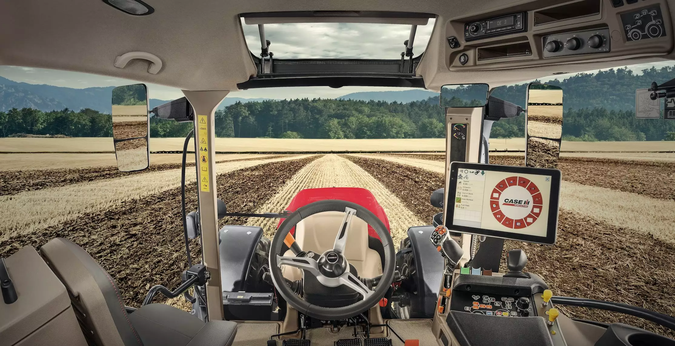 La nouvelle cabine arbore le nouvel &eacute;cran AFS Pro 700 Plus avec &eacute;cran vitr&eacute;, type tablette, haute r&eacute;solution 35% plus large, &agrave; rev&ecirc;tement anti-reflets et anti-traces